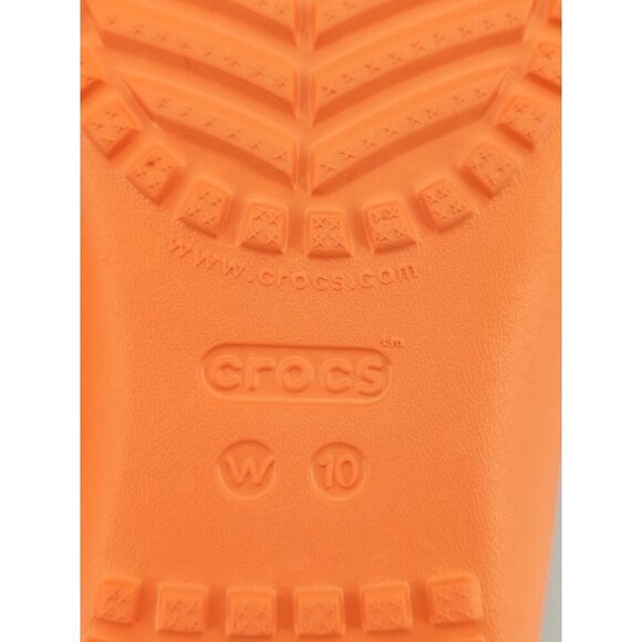 Crocs Women's Kadee Papaya Palm Print Flip Flops Size 10 US - Picture 6 of 7